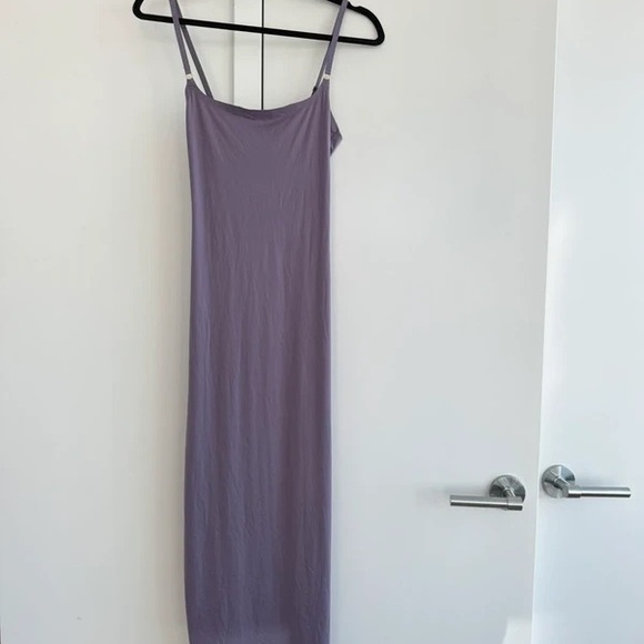 Dresses & Skirts - Lavender Slip Midi Dress with Adjustable Straps